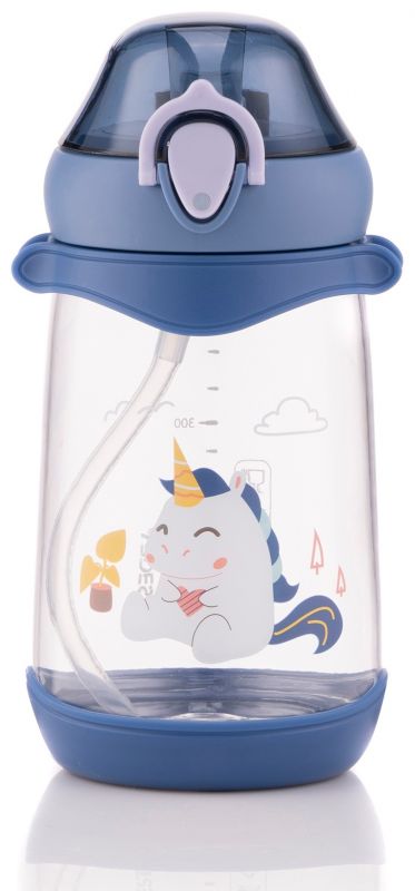 Пляшка для води дитяча Ardesto Unicorn, 500мл, пластик, синій