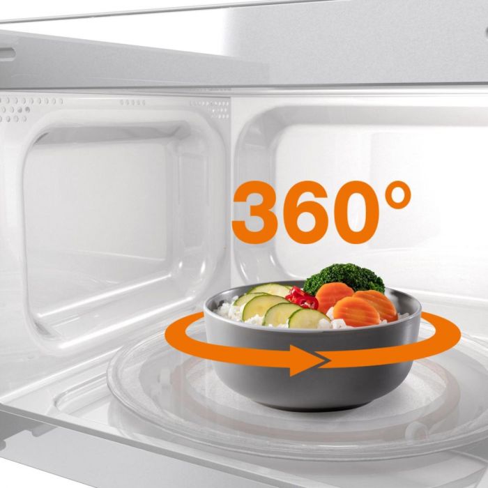 Мікрохвильова піч Gorenje, 17л, мех. керув., 700Вт, дисплей, білий