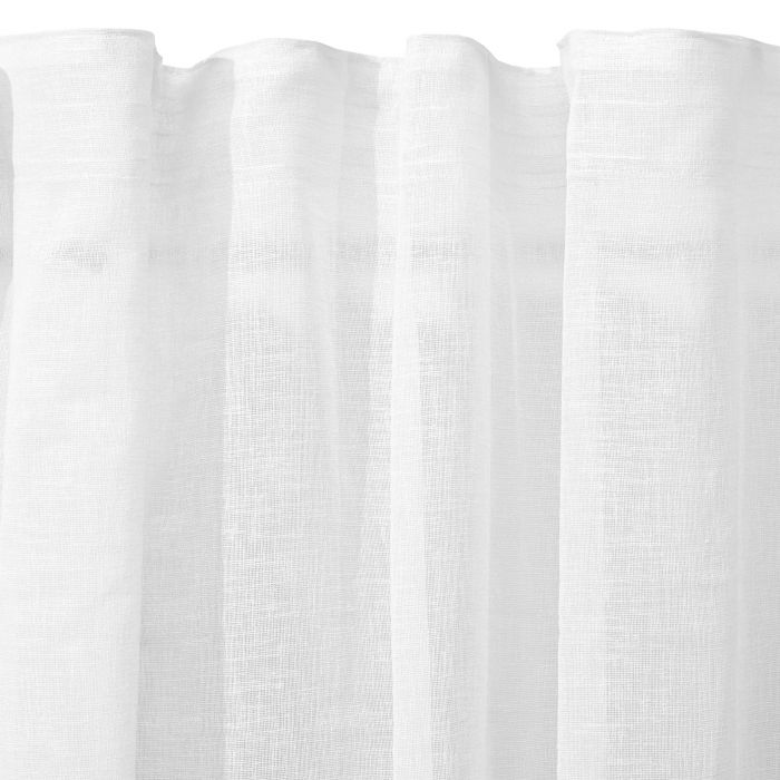 Гардина ARDESTO 300х270см, крафт-льон, 100% поліестер, білий