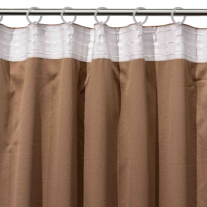 Штора Ardesto 150х270см, мікровелюр, 100% поліестер, шоколад