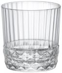 Набір склянок низьких Bormioli Rocco America'20s, 370мл, h92мм, 6шт, скло, прозорий