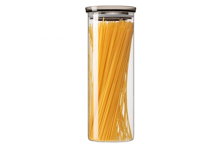 Банка для зберігання Ardesto Fresh, 1600мл, скло, пластик, прозорий
