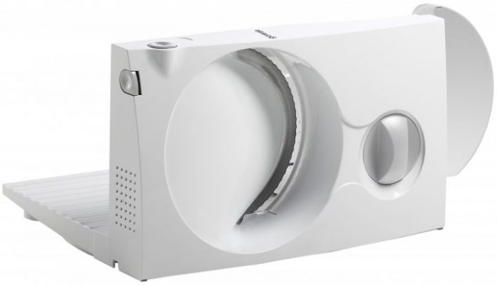 Скиборізка Gorenje, 100Вт, лезо-нержавіюча сталь, діаметр ножа-170мм, корпус-пластик, білий