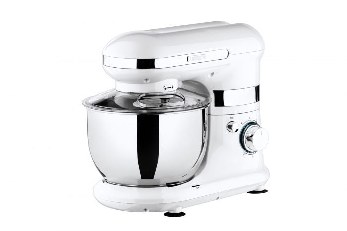 Міксер Ardesto планетарний 800Вт, насадки-3, чаша-нерж., метал, 4л, Pulse-режим, білий