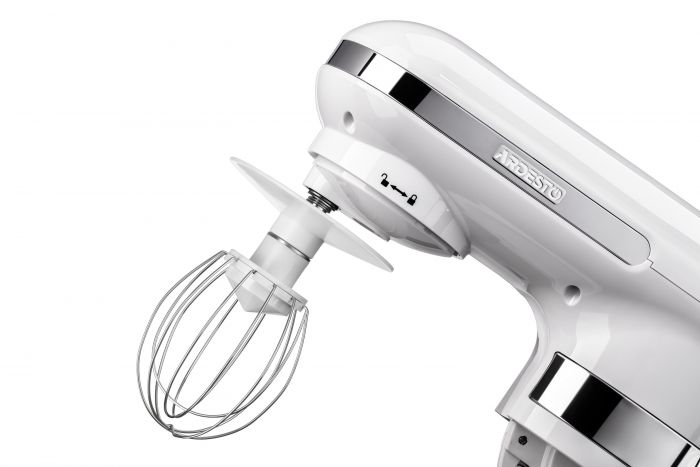 Міксер Ardesto планетарний 800Вт, насадки-3, чаша-нерж., метал, 4л, Pulse-режим, білий