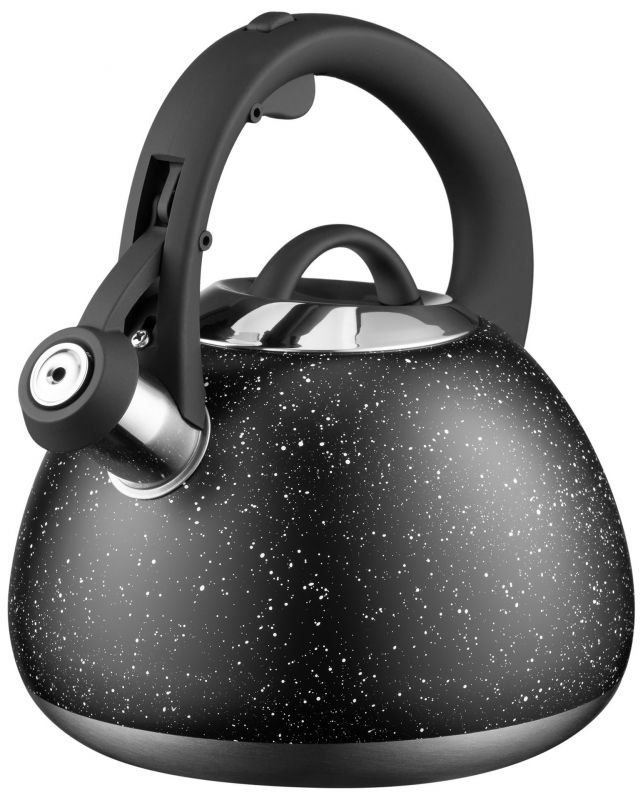 Чайник ARDESTO Gemini, 2.5л, нержавіюча сталь, чорний