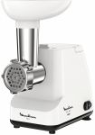 М'ясорубка Moulinex, 1400Вт, 1.7кг/хв, 2 решітки, насадка для ковбас, пластик, білий