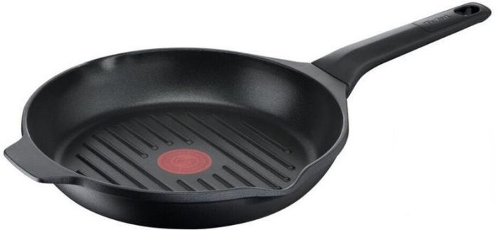 Сковорода гриль Tefal DELICIO, 26см, алюміній, бакеліт, чорний