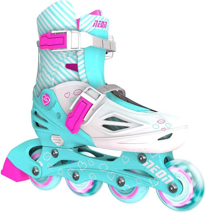 Роликові ковзани Neon Combo, розмір 34-37, бірюзовий