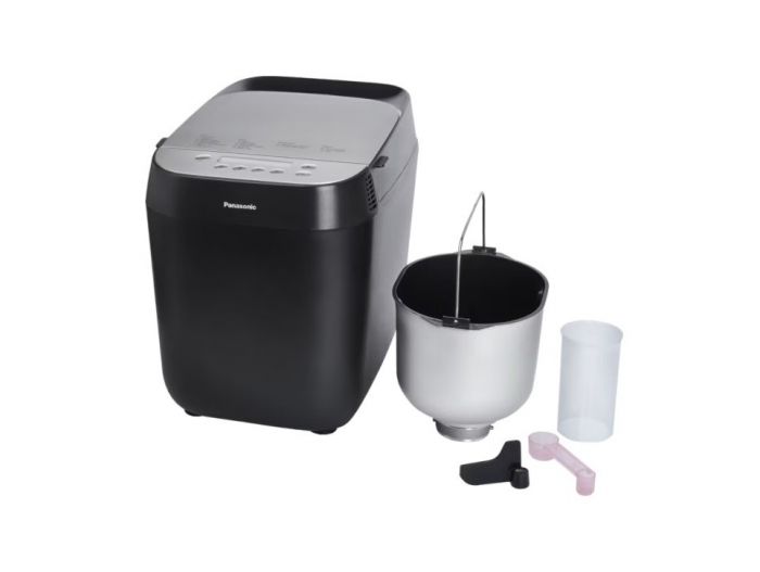 Хлібопічка Panasonic 700Вт, програм-18, макс.ваг -1кг, форма-круг, пластик, чорний