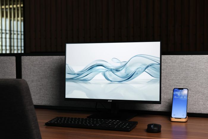 Монітор 2E 23.8" E2424B D-Sub, HDMI, VA, 100Hz, FreeSync