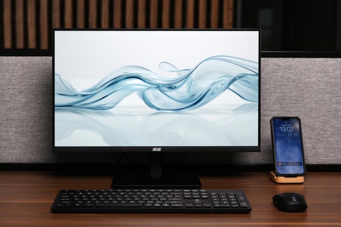 Монітор 2E 23.8" E2424B D-Sub, HDMI, VA, 100Hz, FreeSync