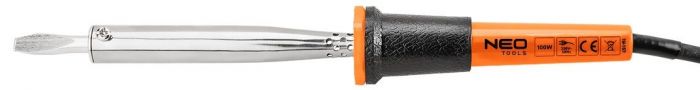Паяльник електричний Neo Tools 100Вт 500°C нікельована мідь
