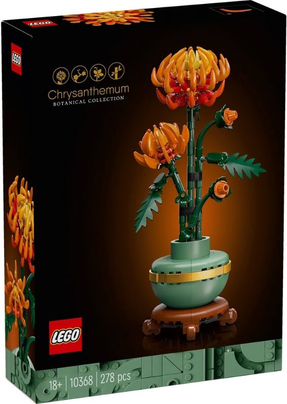 Конструктор LEGO Icons Botanicals Хризантема