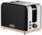 Тостер Ardesto T-F420BWD, 800Вт, метал, 2 слоти, чорний