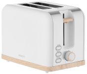 Тостер Ardesto T-F420WWD, 800Вт, метал, 2 слоти, білий
