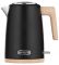Електрочайник Ardesto EKL-F420BWD, 1.7л, метал, мат, Strix, чорний