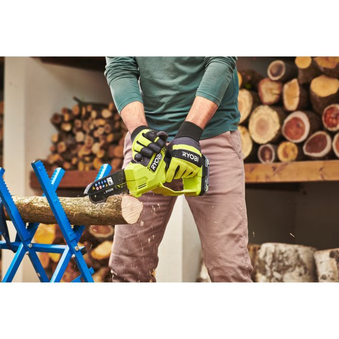 Пила ланцюгова акумуляторна Ryobi ONE+ HP RY18PSX15A-120T 18В акб 1х2А·год ЗП 15см 1.19кг кейс