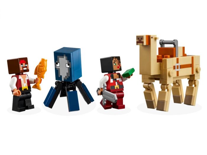 Конструктор LEGO Minecraft Подорож на піратському кораблі