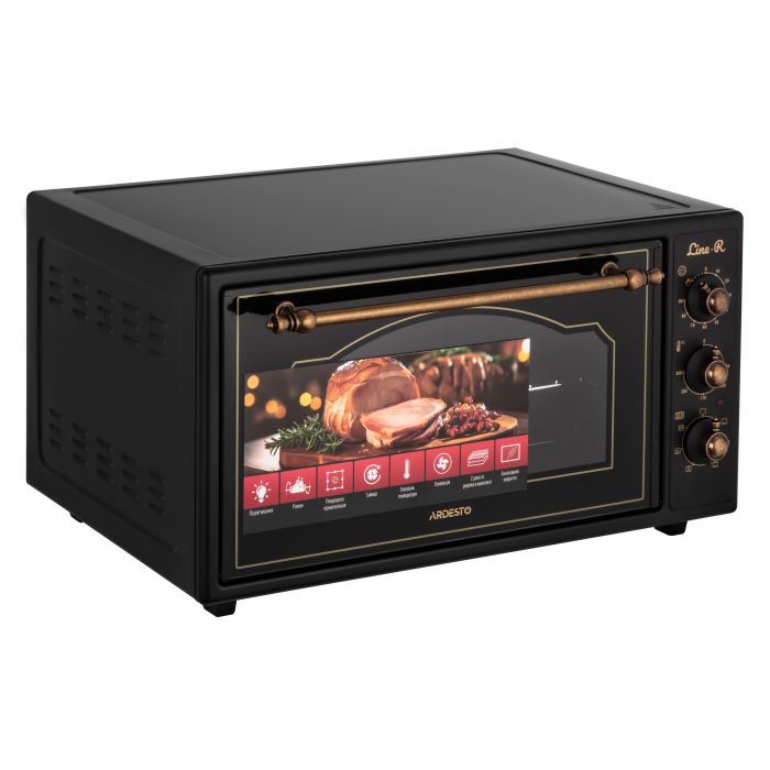 Піч електрична ARDESTO Line-R, 48л, 1600Вт, механіч., конвенція, чорний