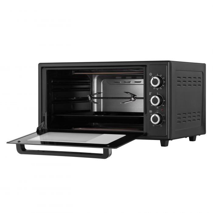Піч електрична ARDESTO, 48л, 1600Вт, механіч., конвекція, рожен, чорний