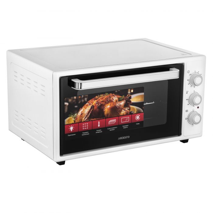 Піч електрична ARDESTO, 48л, 1600Вт, механіч., білий