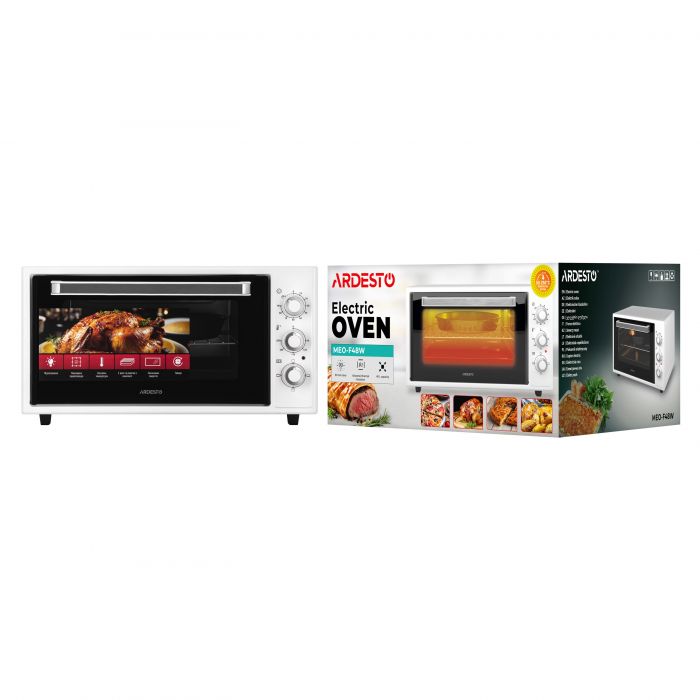 Піч електрична ARDESTO, 48л, 1600Вт, механіч., білий