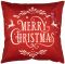 Подушка декор. Ardesto Christmas Happy Holidays 45х45см, 100% поліестер, червоний