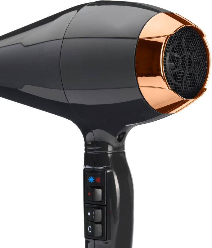 Фен Babyliss Air Pro, 2200Вт, 2 режими, дифузор, іоніз-я, хол. обдув, чорний