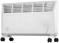 Конвектор ARDESTO, 20м2, 2000Вт, мех. упр-ння, відкритий нагрів. елемент, сушка, білий