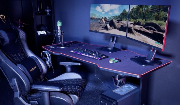 Стіл Trust GXT 1175 Imperius XL, (140x66см), чорний