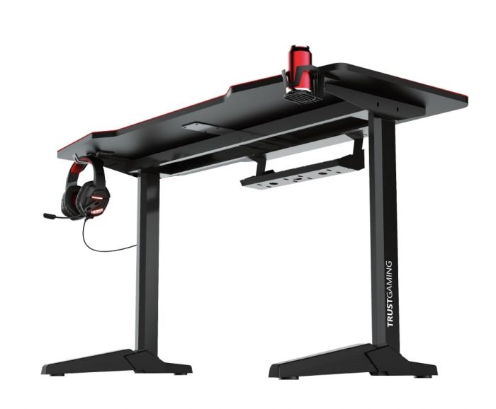 Стіл Trust GXT 1175 Imperius XL, (140x66см), чорний
