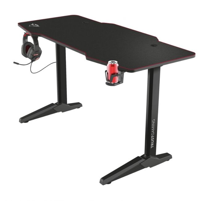 Стіл Trust GXT 1175 Imperius XL, (140x66см), чорний