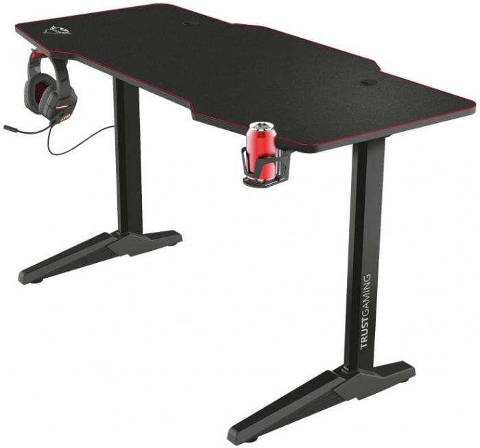 Стіл Trust GXT 1175 Imperius XL, (140x66см), чорний