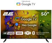 Телевізор 50" 2E LED 4K 60Hz Smart Google TV Black