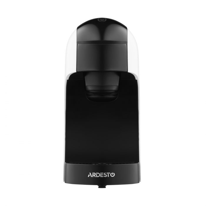 Кавоварка Ardesto капсульна, 0.8л,  капсули Nespresso, Nescafe Dolce Gusto, мелена кава, сенсорне керування, білий