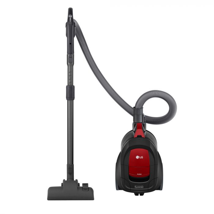 Пилосос LG контейнерний, 650Вт, конт пил -1.1л, турбо-щітка Pet Brush, червоний