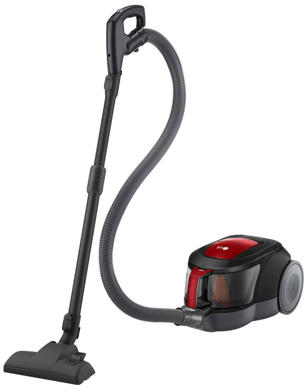 Пилосос LG контейнерний, 650Вт, конт пил -1.1л, турбо-щітка Pet Brush, червоний