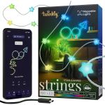 Гірлянда Smart LED Twinkly Strings Star RGB 100 IP20 6м USB-C кабель прозорий