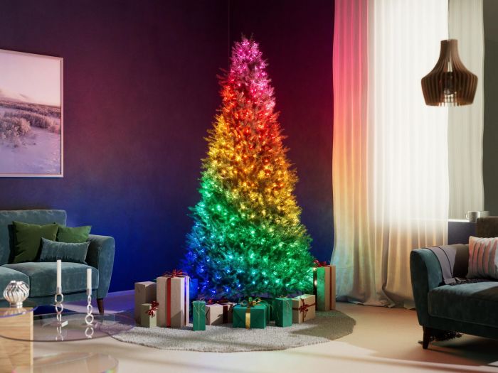Гірлянда Smart LED Twinkly Strings Candle RGB 200 IP20 12м USB-C кабель прозорий