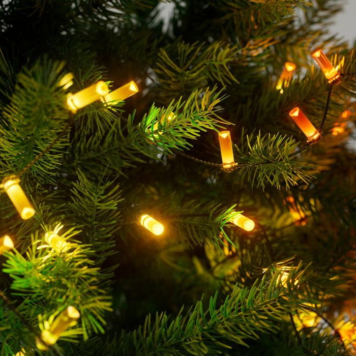 Гірлянда Smart LED Twinkly Strings Candle RGB 200 IP20 12м USB-C кабель зелений