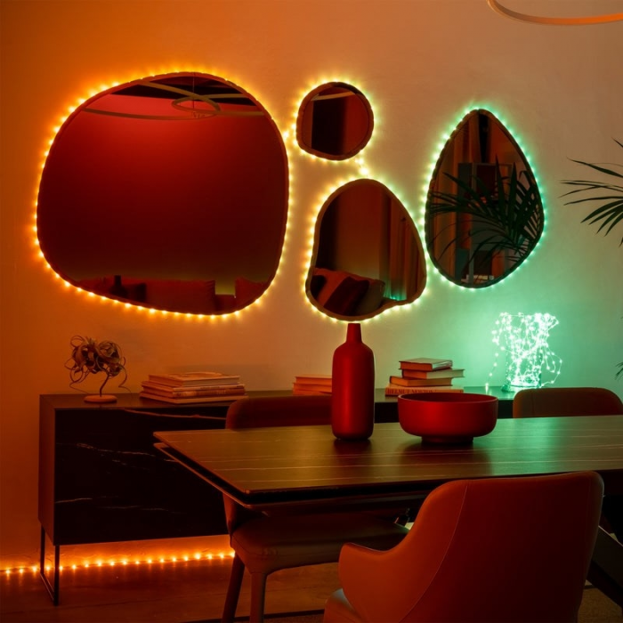 Гірлянда Smart LED Twinkly Dots Lights RGB 400 IP44 20м USB-C кабель чорний