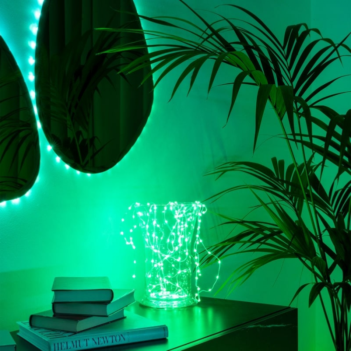 Гірлянда Smart LED Twinkly Dots Lights RGB 400 IP44 20м USB-C кабель чорний