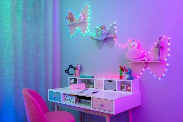 Гірлянда Smart LED Twinkly Candies Heart RGB 200 IP20 12м USB-C кабель зелений