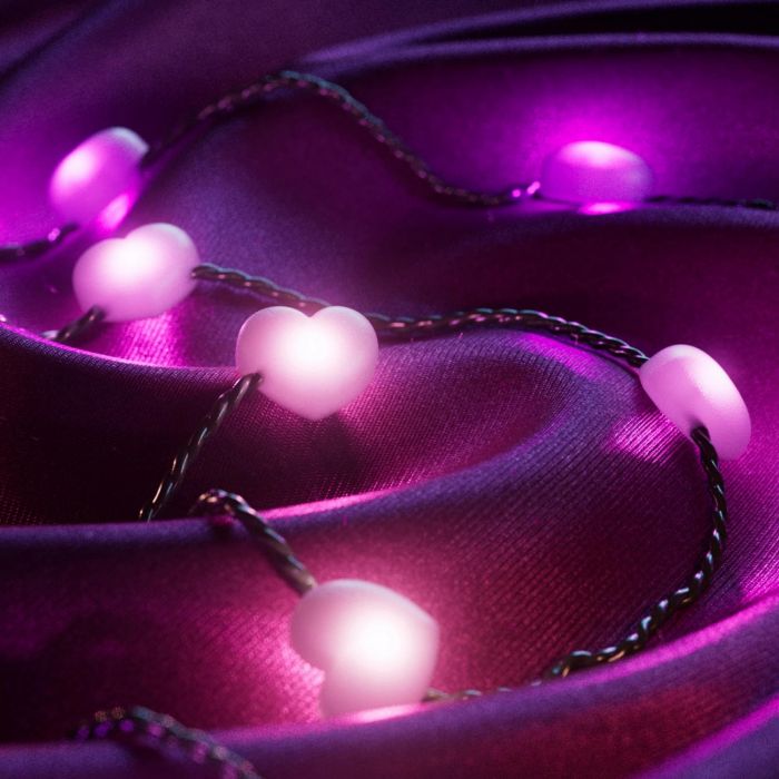 Гірлянда Smart LED Twinkly Candies Heart RGB 200 IP20 12м USB-C кабель зелений