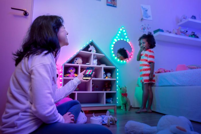 Гірлянда Smart LED Twinkly Candies Heart RGB 200 IP20 12м USB-C кабель зелений