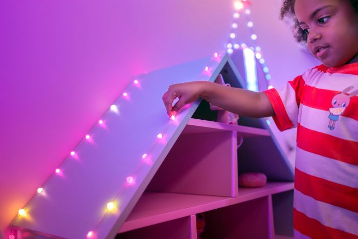 Гірлянда Smart LED Twinkly Candies Heart RGB 200 IP20 12м USB-C кабель зелений