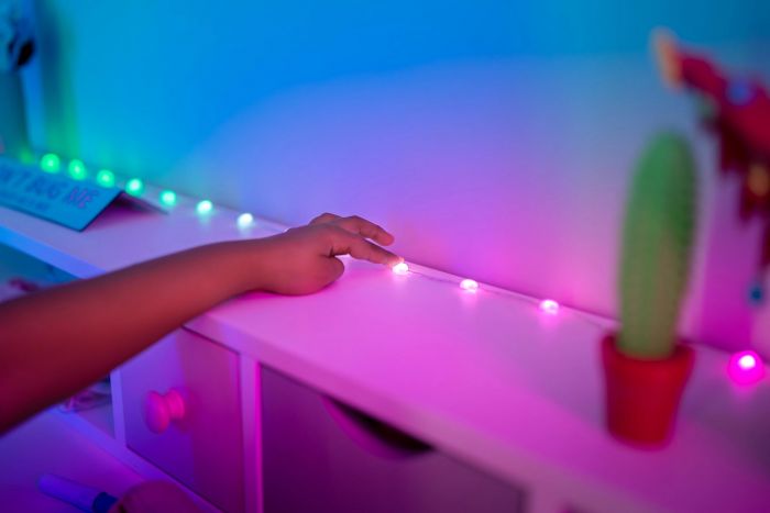 Гірлянда Smart LED Twinkly Candies Heart RGB 200 IP20 12м USB-C кабель зелений