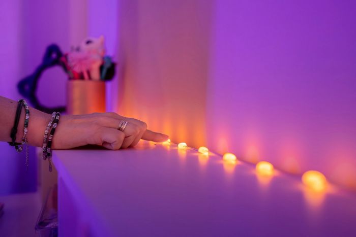 Гірлянда Smart LED Twinkly Candies Heart RGB 200 IP20 12м USB-C кабель зелений
