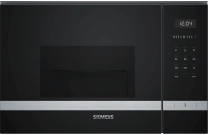 Мікрохвильова піч Siemens вбудована, 25л, електр. керув., 900Вт, гриль, дисплей, нержавіюча сталь